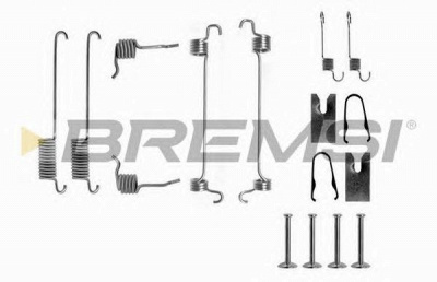 BREMSI sk0751 -  Комплектующие, тормозная колодка