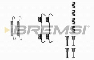 BREMSI sk0801 - Комплектующие, тормозная колодка