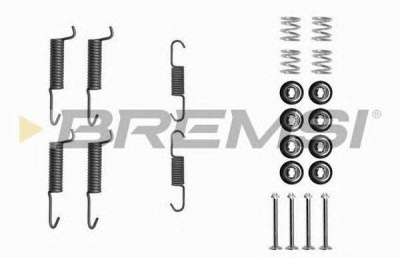 BREMSI sk0821 -  Комплектующие, тормозная колодка