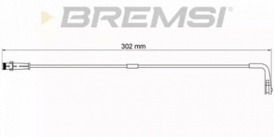 BREMSI wi0626 -  Сигнализатор, износ тормозных колодок