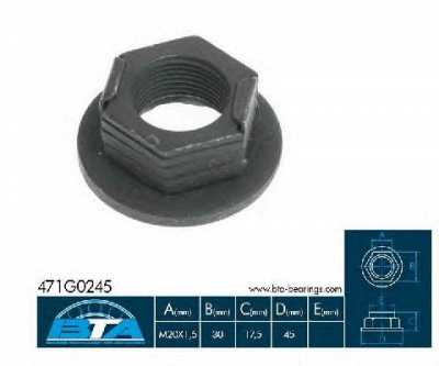 BTA 471g0245bta -  Гайка, шейка оси