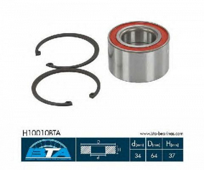 BTA h10010bta -  Комплект подшипника ступицы колеса