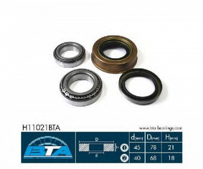 BTA h11021bta -  Комплект подшипника ступицы колеса