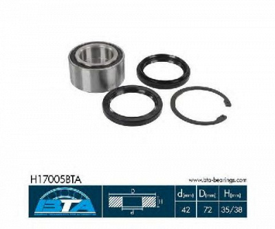 BTA h17005bta -  Комплект подшипника ступицы колеса