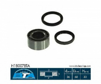 BTA h18007bta -  Комплект подшипника ступицы колеса
