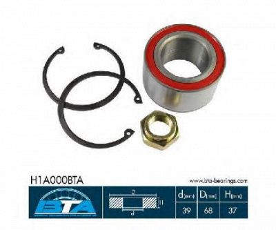 BTA h1a000bta -  Комплект подшипника ступицы колеса