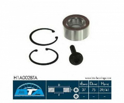 BTA h1a002bta -  Комплект подшипника ступицы колеса