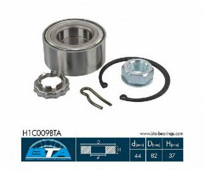BTA h1c009bta -  Комплект подшипника ступицы колеса