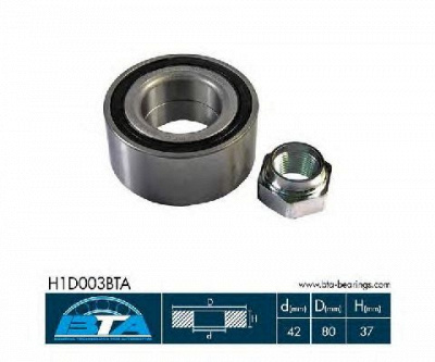 BTA h1d003bta -  Комплект подшипника ступицы колеса