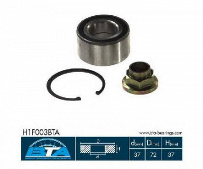 BTA h1f003bta -  Комплект подшипника ступицы колеса