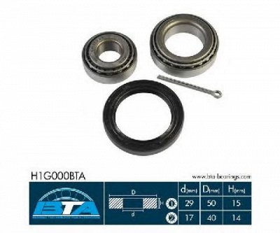 BTA h1g000bta -  Комплект подшипника ступицы колеса