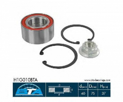 BTA h1g010bta -  Комплект подшипника ступицы колеса