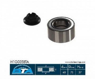 BTA h1g035bta -  Комплект подшипника ступицы колеса