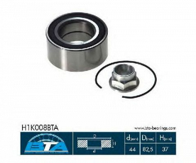BTA h1k008bta -  Комплект подшипника ступицы колеса