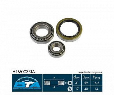 BTA h1m003bta -  Комплект подшипника ступицы колеса