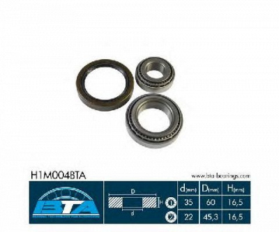 BTA h1m004bta -  Комплект подшипника ступицы колеса