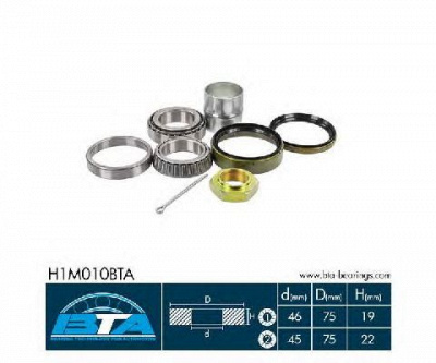 BTA h1m010bta -  Комплект подшипника ступицы колеса