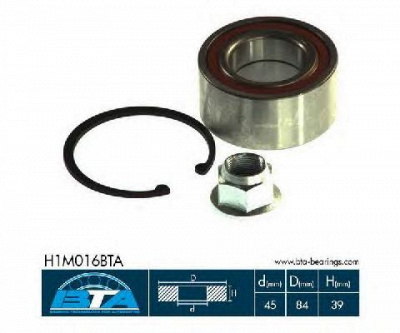BTA h1m016bta -  Комплект подшипника ступицы колеса