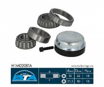 BTA h1m020bta -  Комплект подшипника ступицы колеса