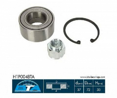 BTA h1p004bta -  Комплект подшипника ступицы колеса