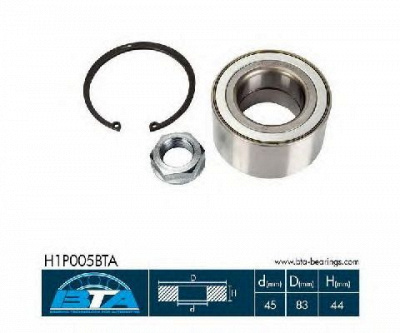 BTA h1p005bta -  Комплект подшипника ступицы колеса