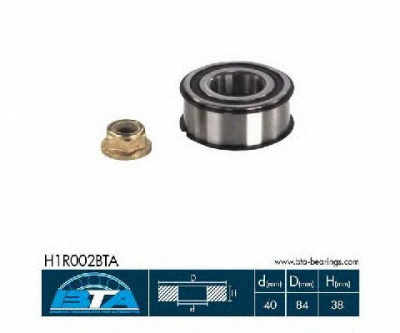 BTA h1r002bta -  Комплект подшипника ступицы колеса