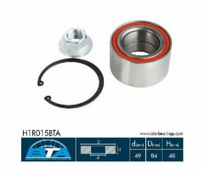 BTA h1r015bta -  Комплект подшипника ступицы колеса