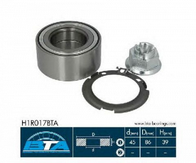 BTA h1r017bta -  Комплект подшипника ступицы колеса