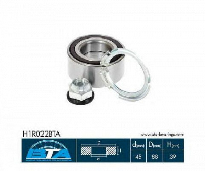 BTA h1r022bta -  Комплект подшипника ступицы колеса