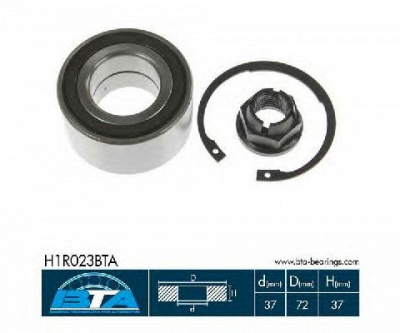 BTA h1r023bta -  Комплект подшипника ступицы колеса