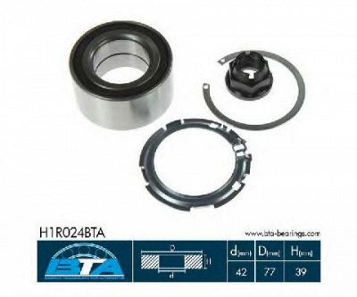 BTA h1r024bta -  Комплект подшипника ступицы колеса