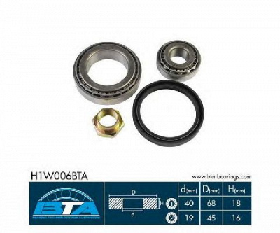 BTA h1w006bta -  Комплект подшипника ступицы колеса