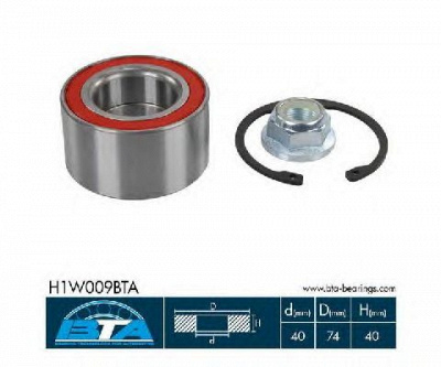 BTA h1w009bta -  Комплект подшипника ступицы колеса