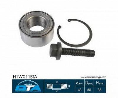 BTA h1w011bta -  Комплект подшипника ступицы колеса