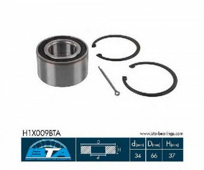 BTA h1x009bta -  Комплект подшипника ступицы колеса