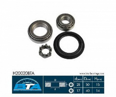 BTA h20020bta -  Комплект подшипника ступицы колеса