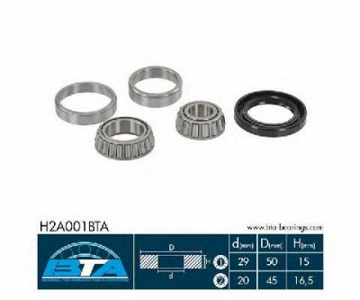 BTA h2a001bta -  Комплект подшипника ступицы колеса