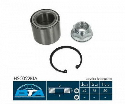 BTA h2c022bta -  Комплект подшипника ступицы колеса