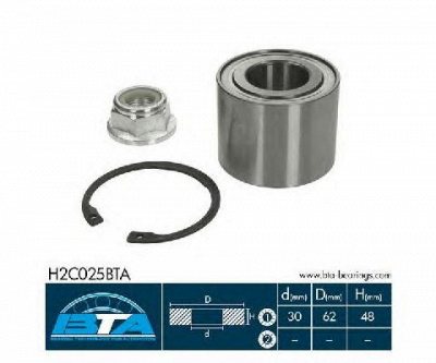 BTA h2c025bta -  Комплект подшипника ступицы колеса