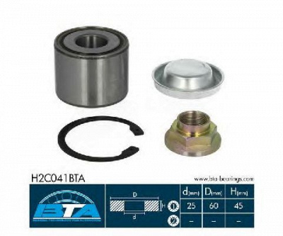 BTA h2c041bta -  Комплект подшипника ступицы колеса