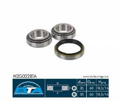 BTA h2g022bta -  Комплект подшипника ступицы колеса