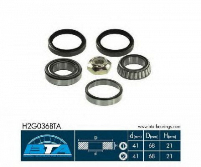 BTA h2g036bta -  Комплект подшипника ступицы колеса
