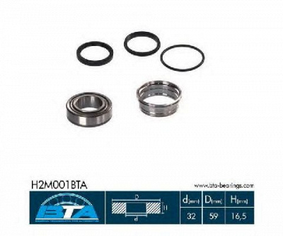 BTA h2m001bta -  Комплект подшипника ступицы колеса