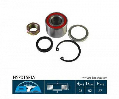 BTA h2p015bta -  Комплект подшипника ступицы колеса