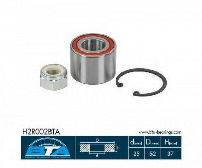BTA h2r002bta -  Комплект подшипника ступицы колеса