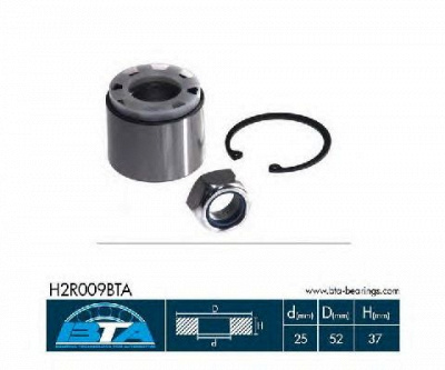 BTA h2r009bta -  Комплект подшипника ступицы колеса