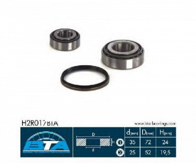 BTA h2r017bta -  Комплект подшипника ступицы колеса