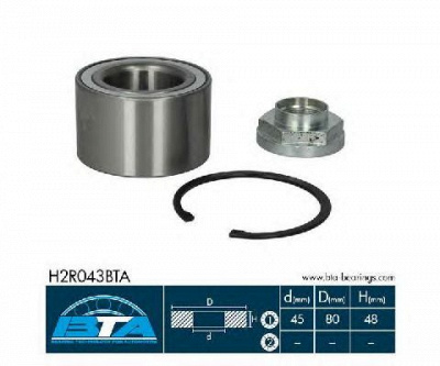 BTA h2r043bta -  Комплект подшипника ступицы колеса