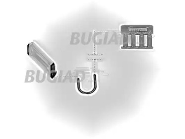 BUGIAD 85648 -  (комплект 2ШТ) ПАТРУБОК СИСТЕМИ ТУРБОНАДДУВА OPEL VECT