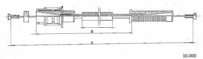CABOR 10000 - Тросик газа